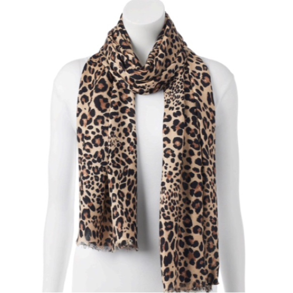 Leopard Print Scarf